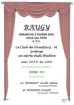 Théâtre à Baugy | 5 février 2023 à 15h
