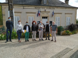 Visite du Jury Régional des Villages Fleuris à Saligny-le-Vif