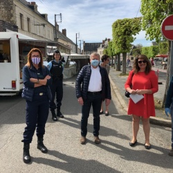 Visite de la Sous-Préfète à Baugy