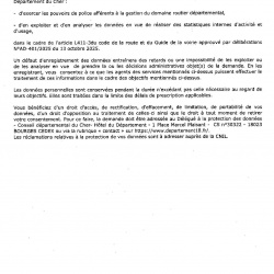 Travaux route de Dun - Interdiction de circulation