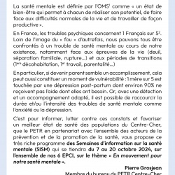 SEMAINES D&#039;INFORMATION SUR LA SANTÉ MENTALE