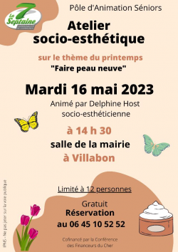 Atelier socio-esthétique | 16 mai à Villabon