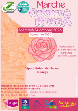 Marche octobre rose |    14 octobre 2026