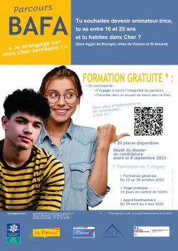 Parcours Bafa 2023-2024 : Je m'engage pour mon Cher territoire