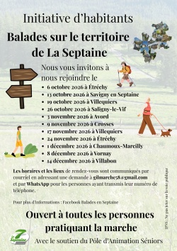 Balades sur le territoire de La Septaine