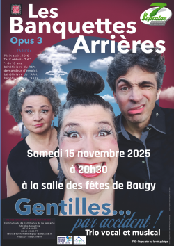 Gentilles... par accident | 15 novembre 2025 à BAUGY