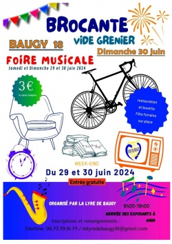 Brocante et foire musicale 2024