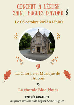 Concert église St Hugues 5 octobre 2025