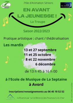 Pôle d'Animation Séniors | En avant la Jeunesse