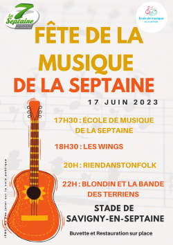 Fête de la musique de La Septaine | 17 juin