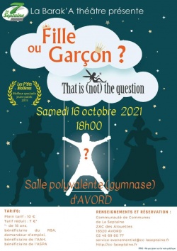 Spectacle familial &quot;Fille ou Garçon ?&quot;