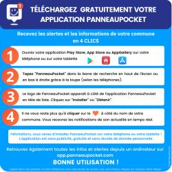 Panneau Pocket, une application pour recevoir les infos du village