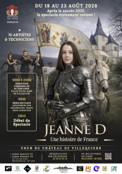 Spectacle JEANNE D - Une histoire de France