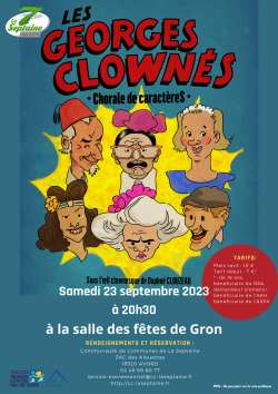 Spectacle Les Georges Clownés | samedi 23 septembre 2023
