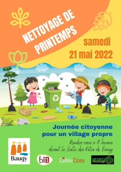 Nettoyage de printemps - samedi 21 mai 2022