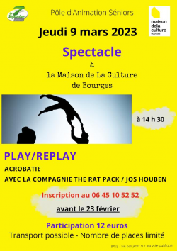 Pôle d'animations Séniors | 9 mars