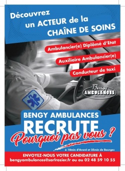 Bengy Ambulances recrute