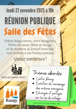 Réunion publique 27 novembre 2025