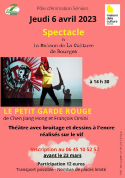 Spectacle Le petit garde rouge | 6 avril 2023