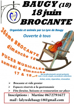 Inscriptions à la BROCANTE de Baugy