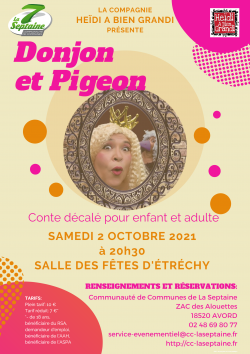 Conte Donjon et Pigeon le 2 octobre 2021 à ETRECHY