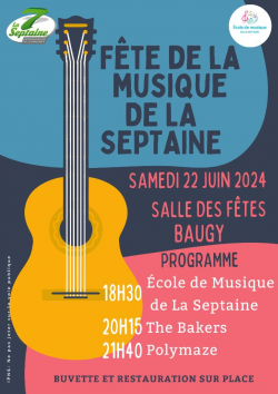 Fête de la musique de La Septaine 2024