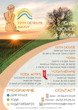 Cours de yoga | Association Gym Détente Baugy