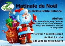 Matinale de Noël | Relais Petite Enfance