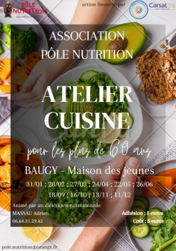 Ateliers cuisine | association Pôle nutrition
