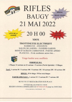 Rifles de l&#039;Amicale des écoles de Baugy 21 mai 2022