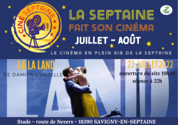 CINEMA EN PLEIN-AIR : "LA LA LAND" SAMEDI à SAVIGNY-EN-SEPTAINE