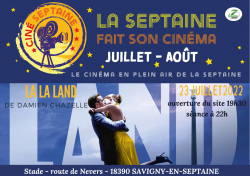 CINEMA EN PLEIN-AIR : &quot;LA LA LAND&quot; SAMEDI à SAVIGNY-EN-SEPTAINE