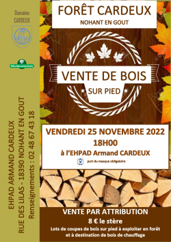 Vente de bois sur pied