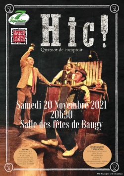 Spectacle Hic ! Quatuor de comptoir