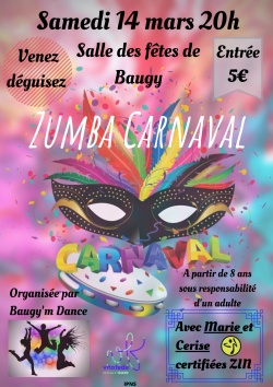 Soirée Zumba Carnaval