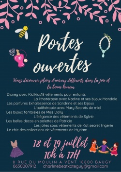 Portes ouvertes  Kidikids les 18 et 19 juillet