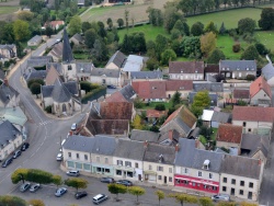 Baugy dans le Cher, vue d&#039;avion